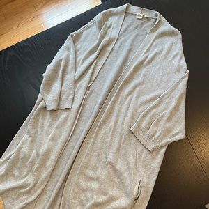 Gap size S long line cardigan with pockets